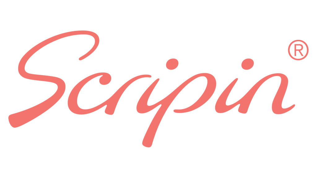Peach scripin logo